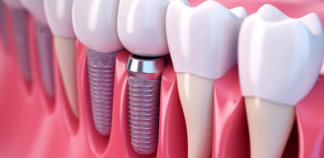 Proteza dentara fixa implant